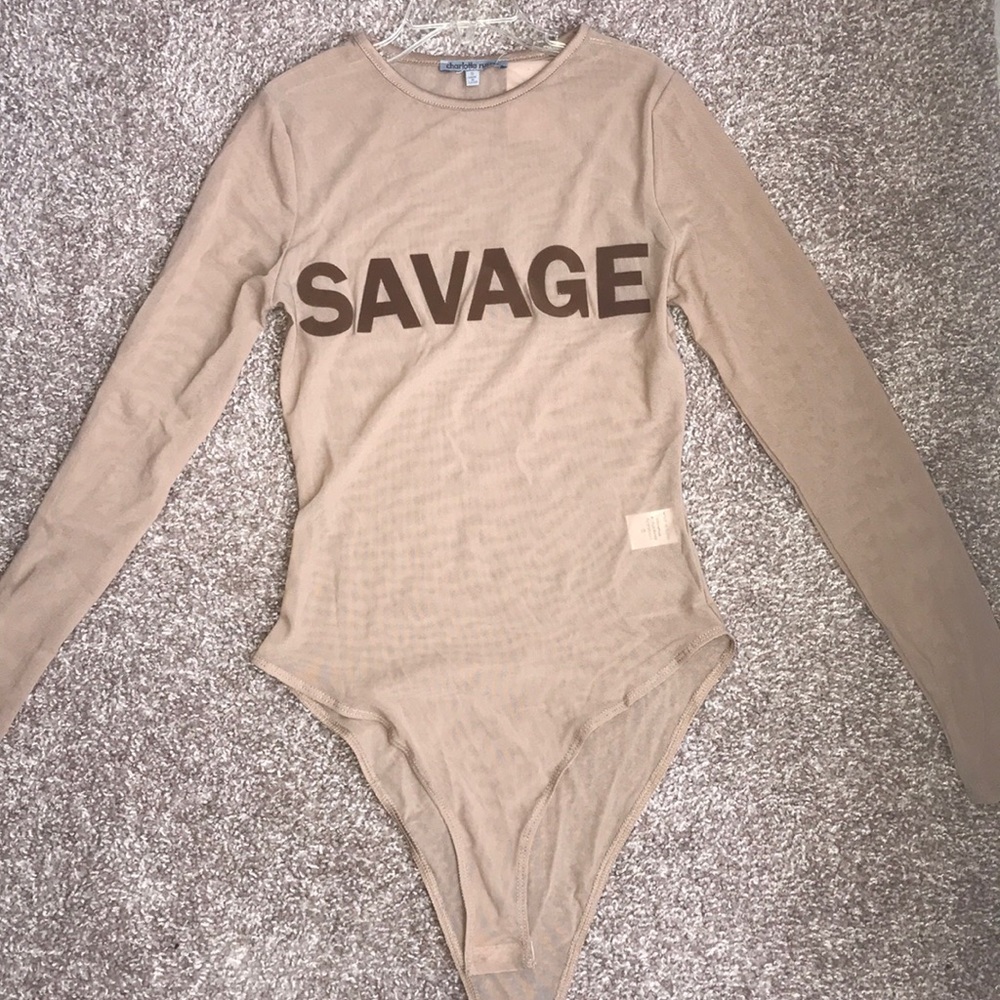 Tan Sheer Bodysuit